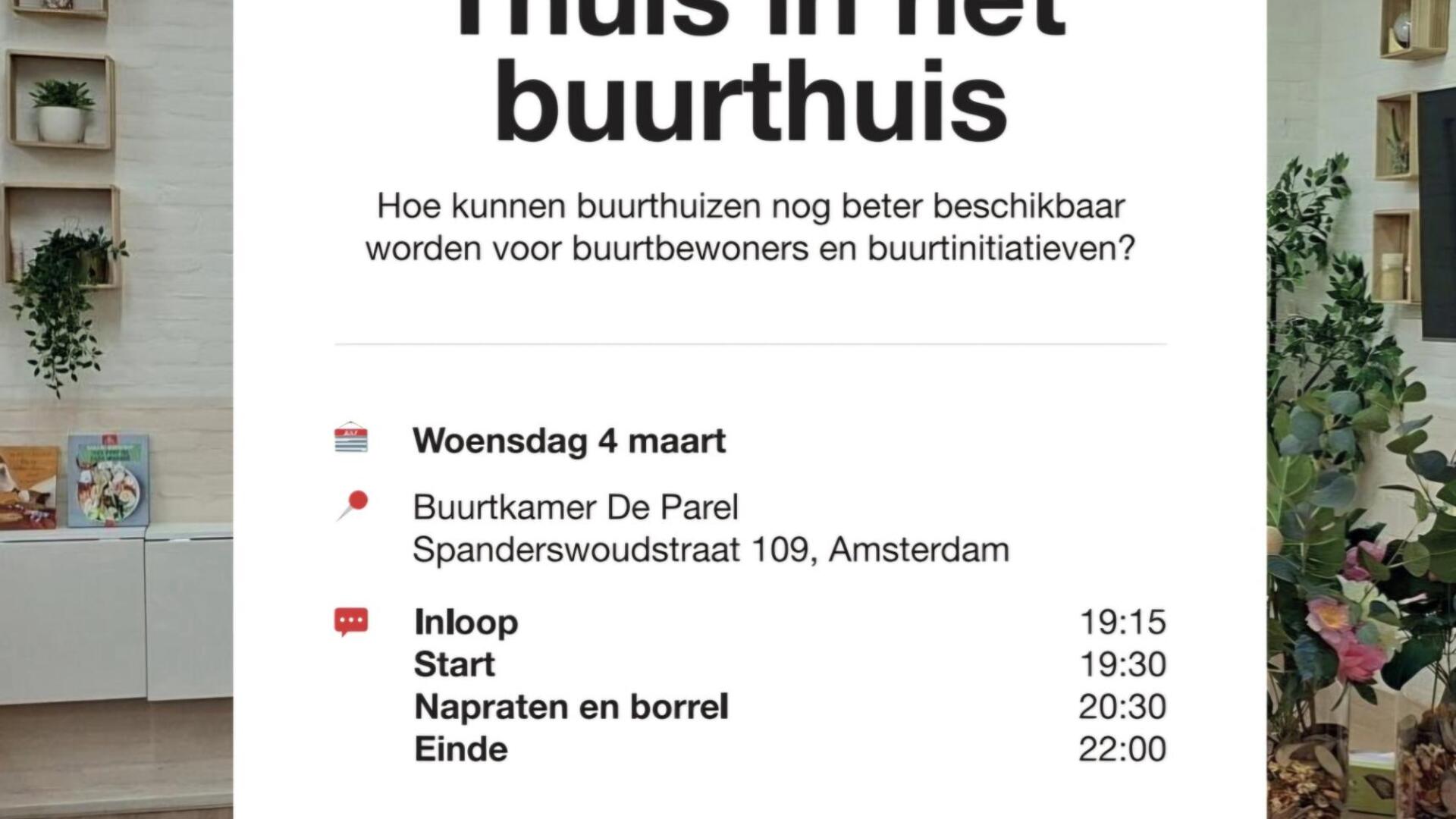 thuis in het buurthuis